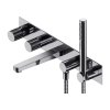 OMNIRES  bateria wannowa 5-otworowa podtynkowa CONTOUR chrom CT8037/1CR